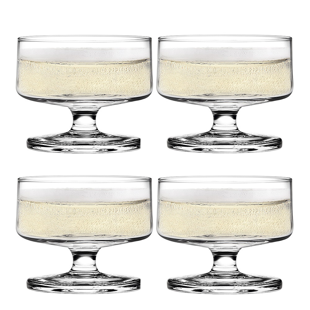 Holmegaard Stub Champagneglas/Dessertglas 20 cl 4-pack