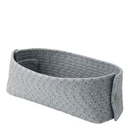 Rig-Tig Knit-It brødkurv 15x30 cm grå