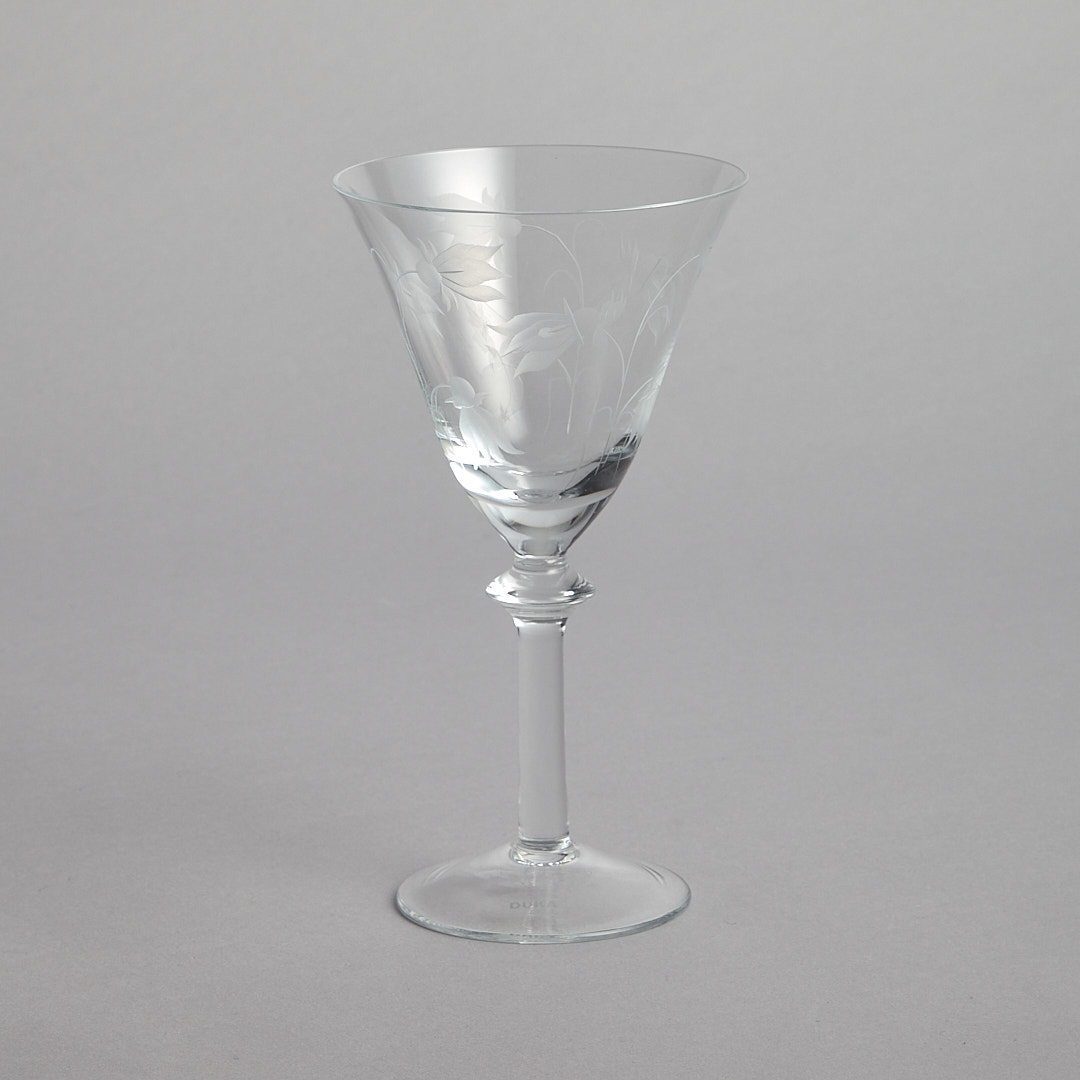 Vintage – SÅLD ”Blåklocka” Vitvinsglas 14 st