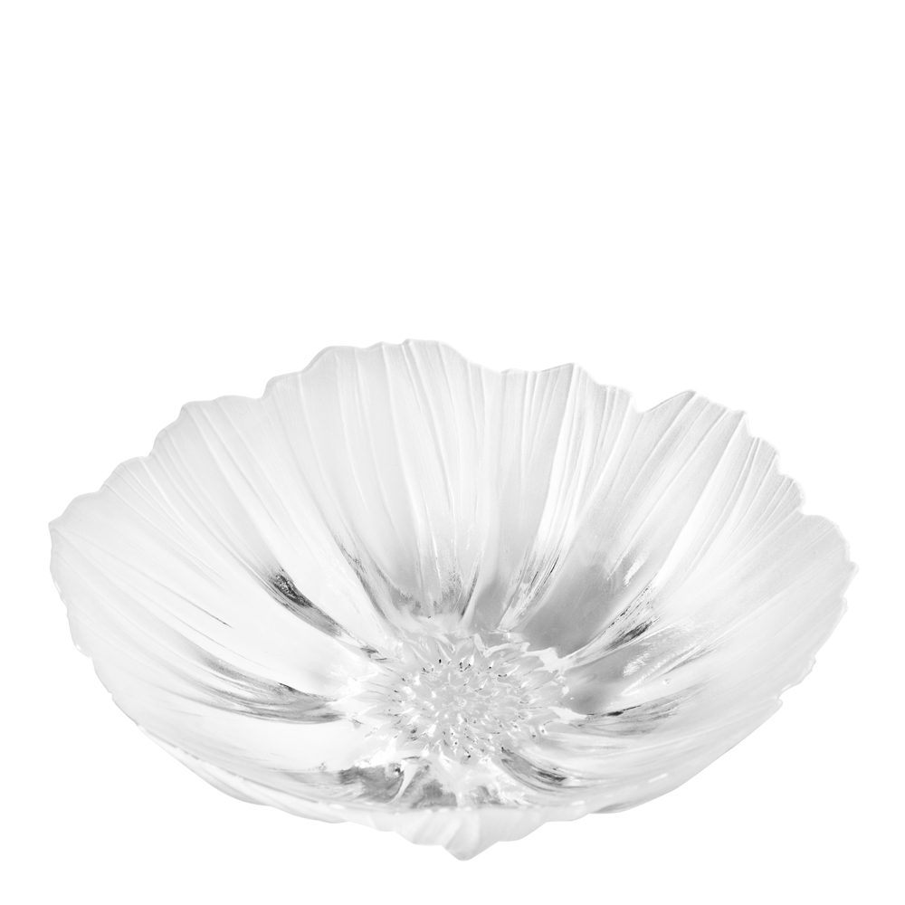 Målerås Glasbruk – Anemone Skål 25 cm Vit