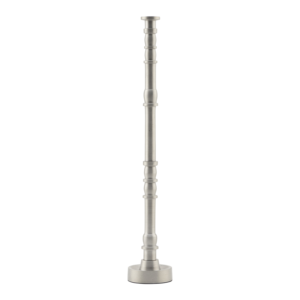 Läs mer om House Doctor - Jersey Ljusstake 36 cm Silveroxiderad