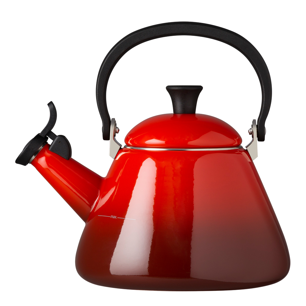 Le Creuset - Kone vannkjele med fløyte 1,6L rød
