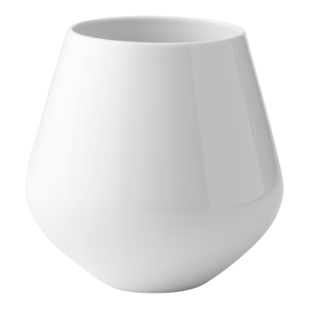 Läs mer om Royal Copenhagen - White Fluted Vas 20,5 cm