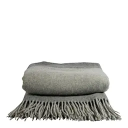 Sagaform Wool Pläd Merinoull 170x130 cm Grå 
