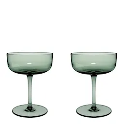 Villeroy & Boch Champagneglas coupe 10 cl 2-pack Sage