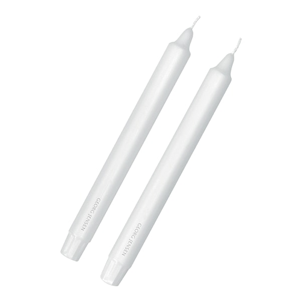 Ljus 24 cm 2-pack Vit 