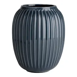 Kähler Design Hammershøi Vase 20 cm Antrasittgrå 