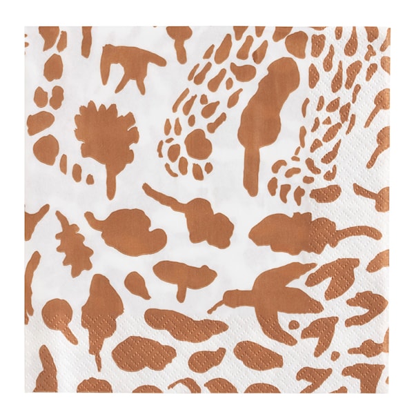 Oiva Toikka Collection Servett Cheetah 33x33 cm Brun