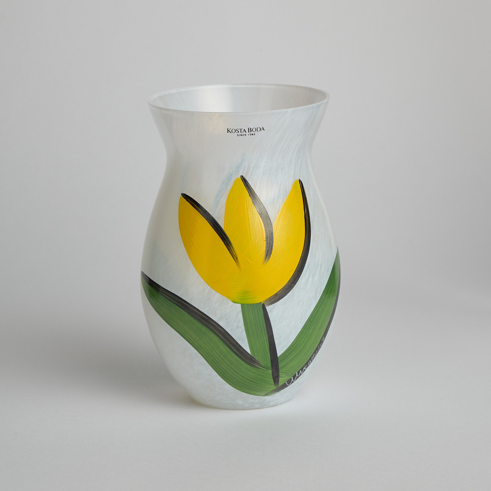 Kosta Boda - SÅLD Vas "Tulipa" 15,5 cm Gul