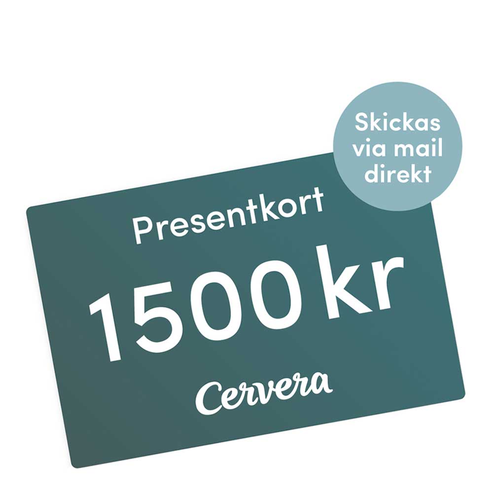 Cervera - Presentkort 1500 kr Digitalt