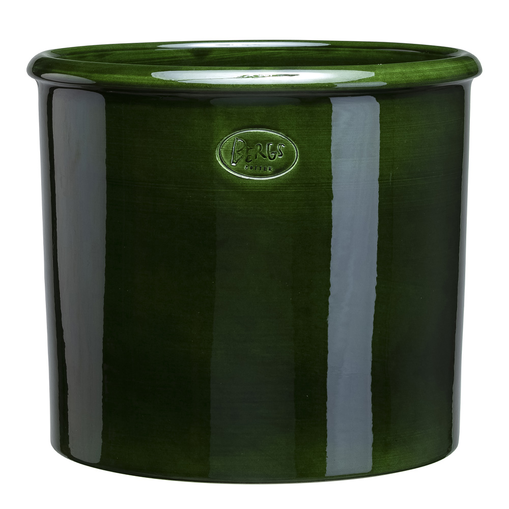 Bergs Potter – Modena Kruka 35 cm Grön Glasyr