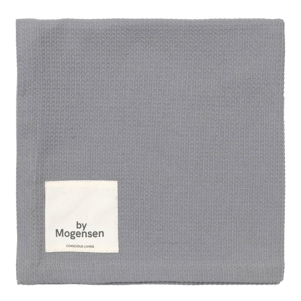 BY MORGENSEN – Handduk 100×150 cm Grey Waffle