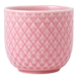 Lyngby Porcelain Rhombe Color Munakuppi 5 cm Vaaleanpunainen
