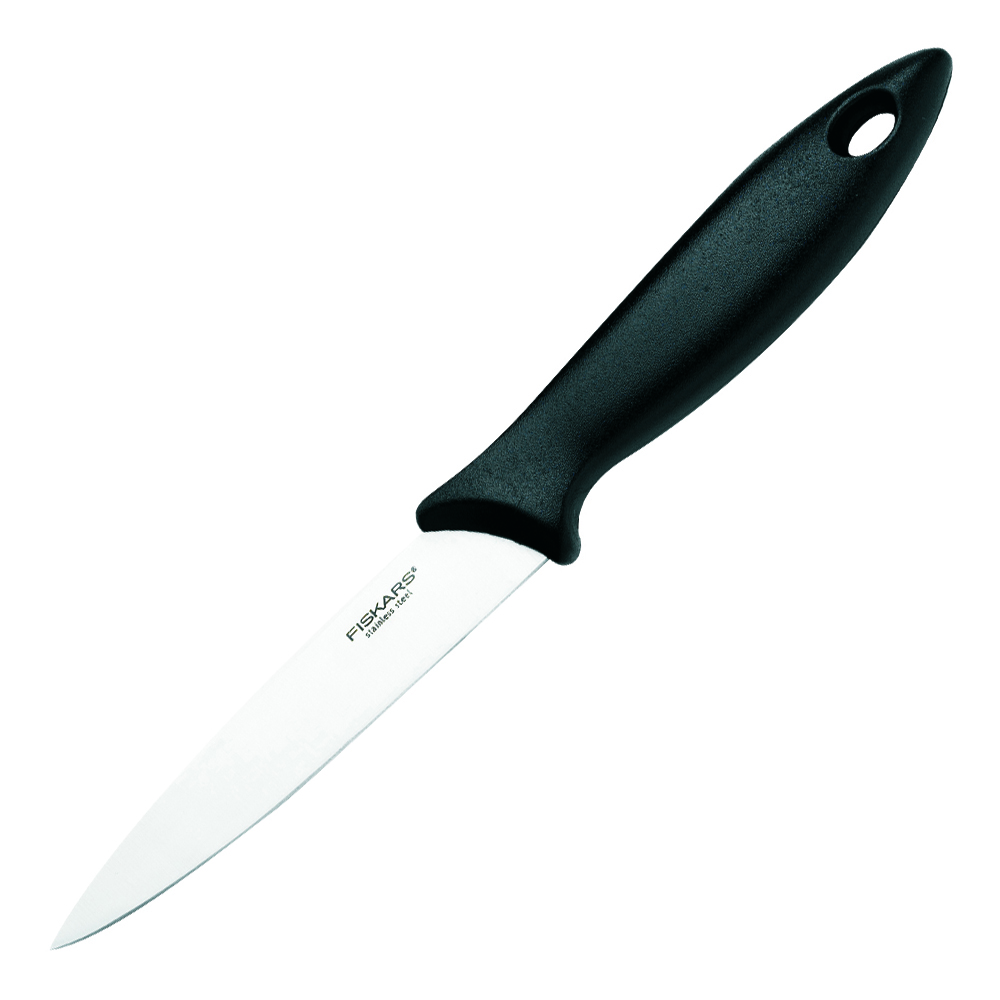 Fiskars - Essential Grönsakskniv 11 cm Svart