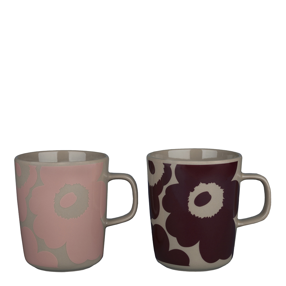 Marimekko Oiva / Unikko Muki 2,5 dl 2 kpl