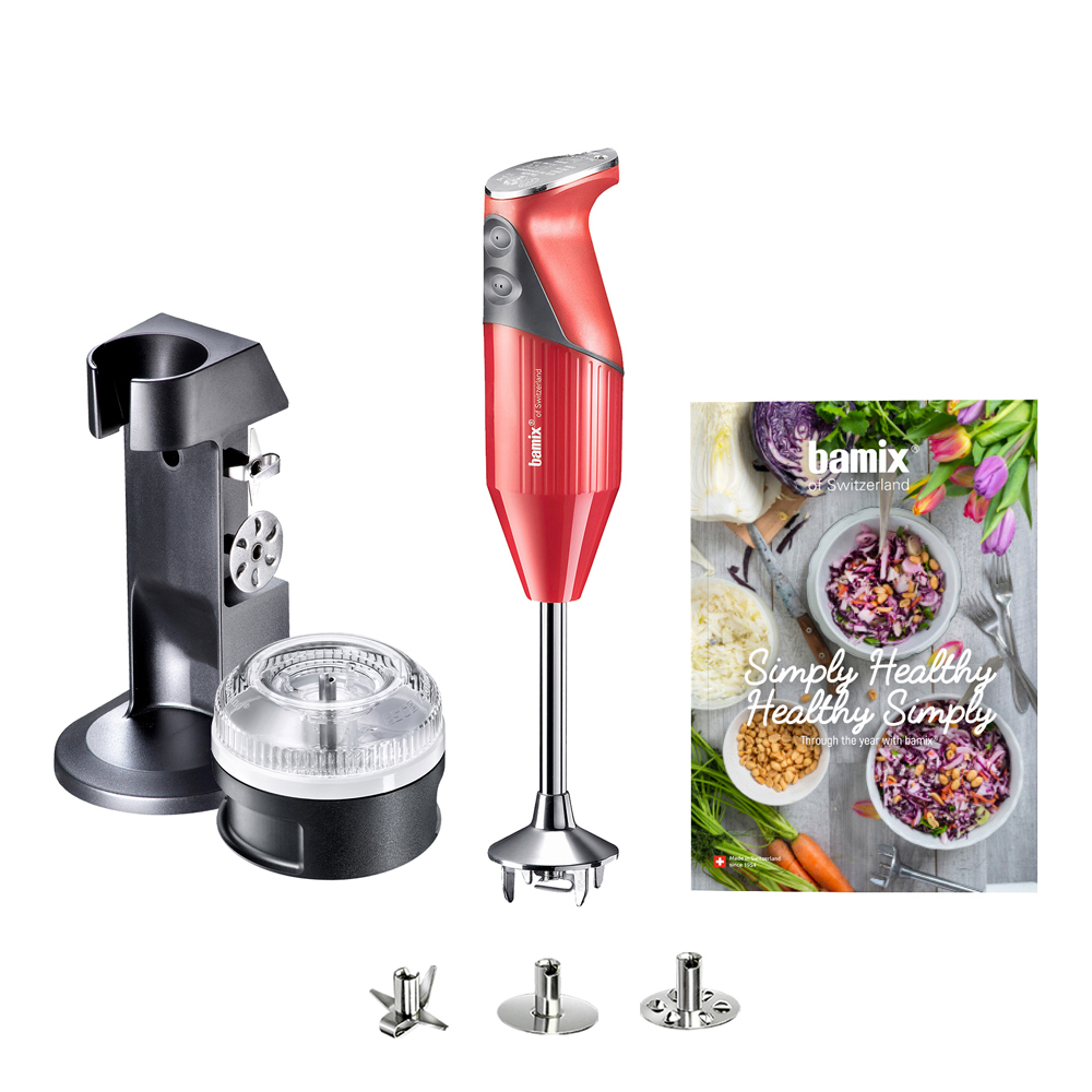 Bamix – Bamix Stavmixer Simply Healthy D 200 w Röd