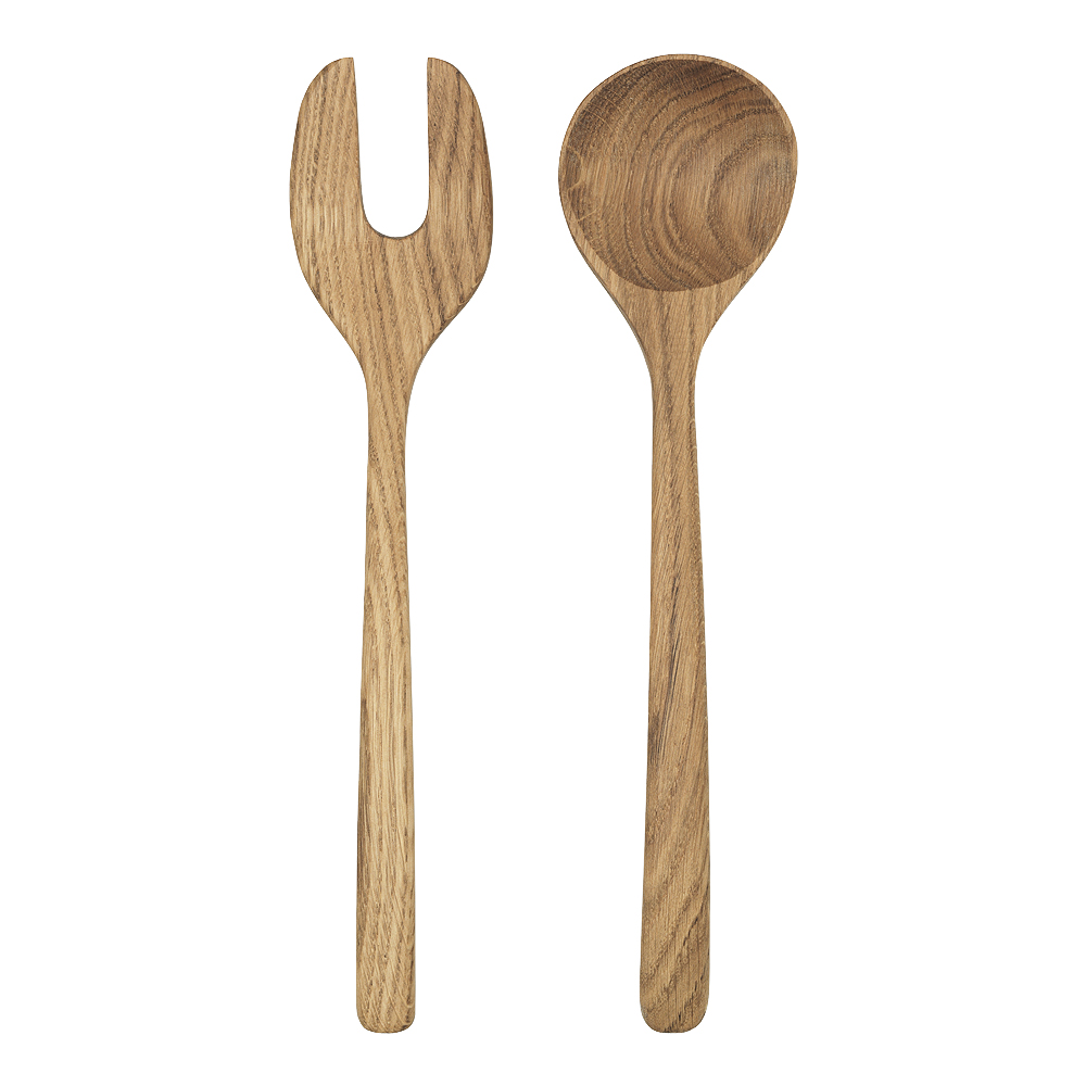 Kay Bojesen - Salatbestikksett 29 cm eik