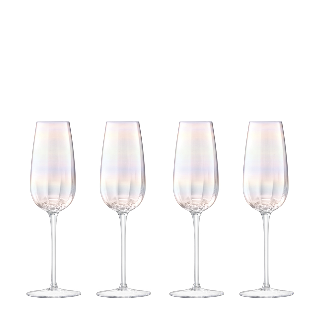 LSA INTERNATIONAL Pearl Champagneglas 25 cl 4-pack