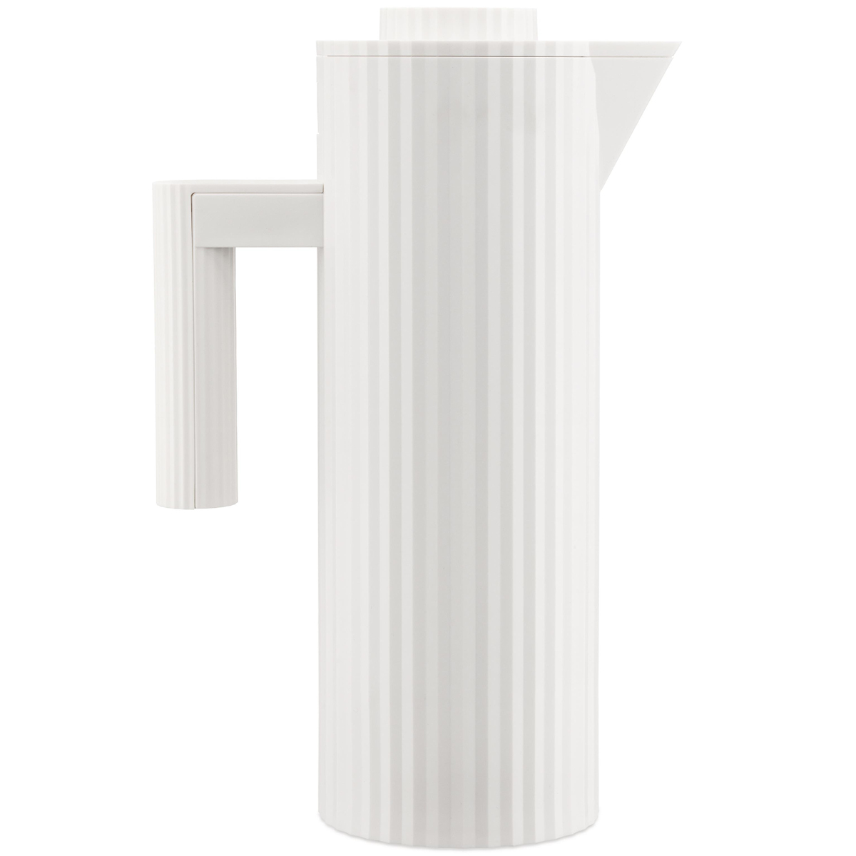 Alessi - Plissé Termoskanna 1 L Vit