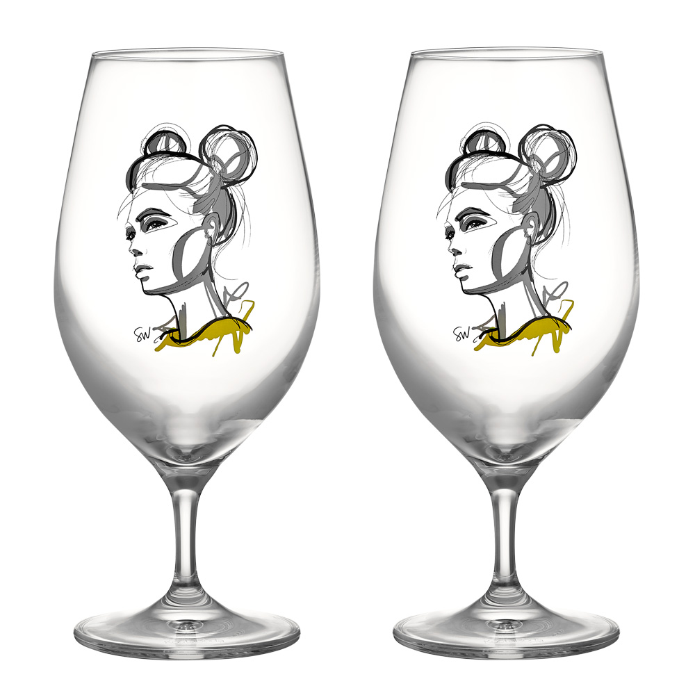 Kosta Boda - All About You Ölglas 40 cl 2-pack Cheers to you