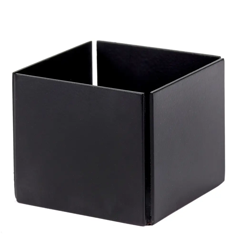 Ligne Carée Lysholder Kube 5 cm Svart