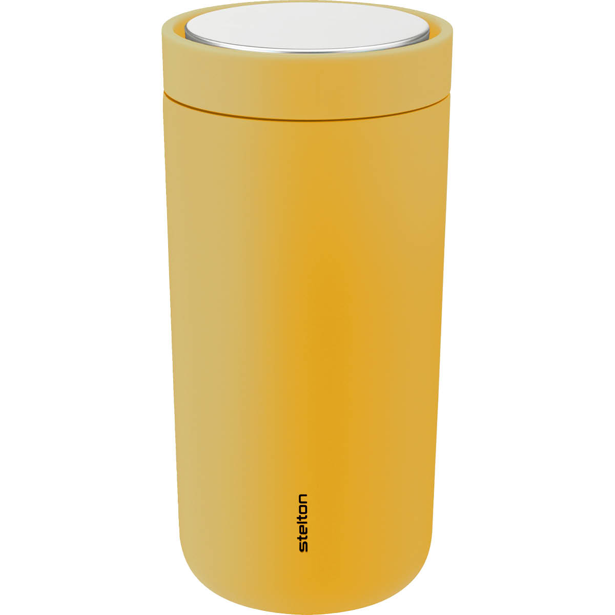 Läs mer om Stelton - To Go Click Mugg 40 cl Soft Poppy Yellow