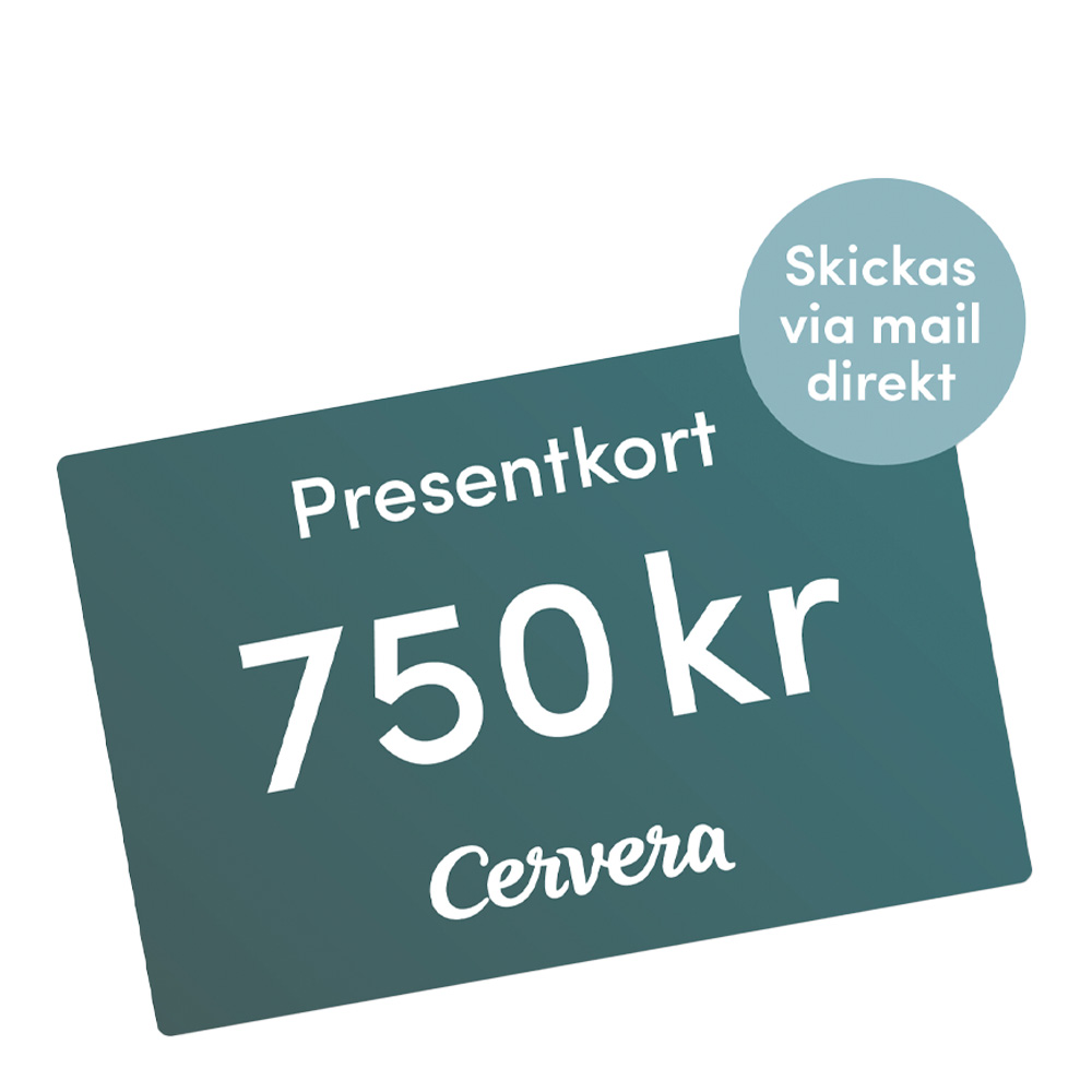 Cervera - Presentkort 750 kr Digitalt