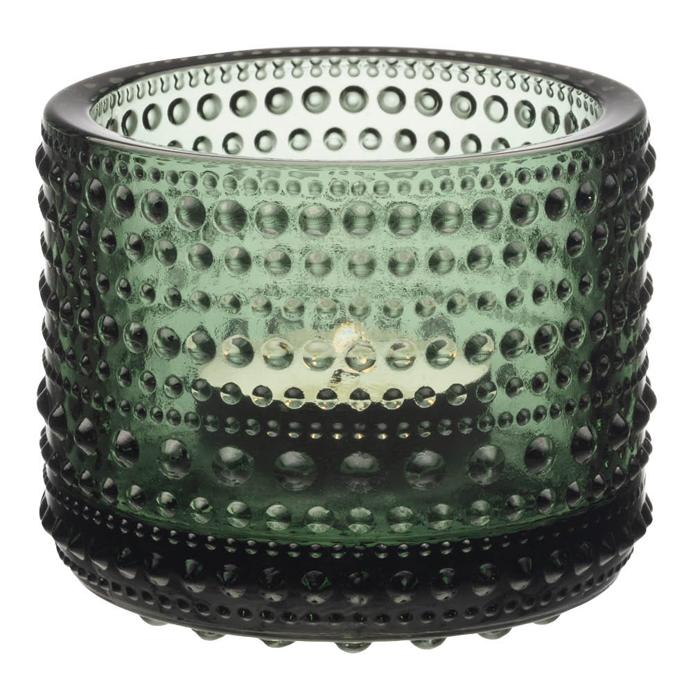 Iittala – Kastehelmi Ljuslykta 6,4 cm Tallgrön