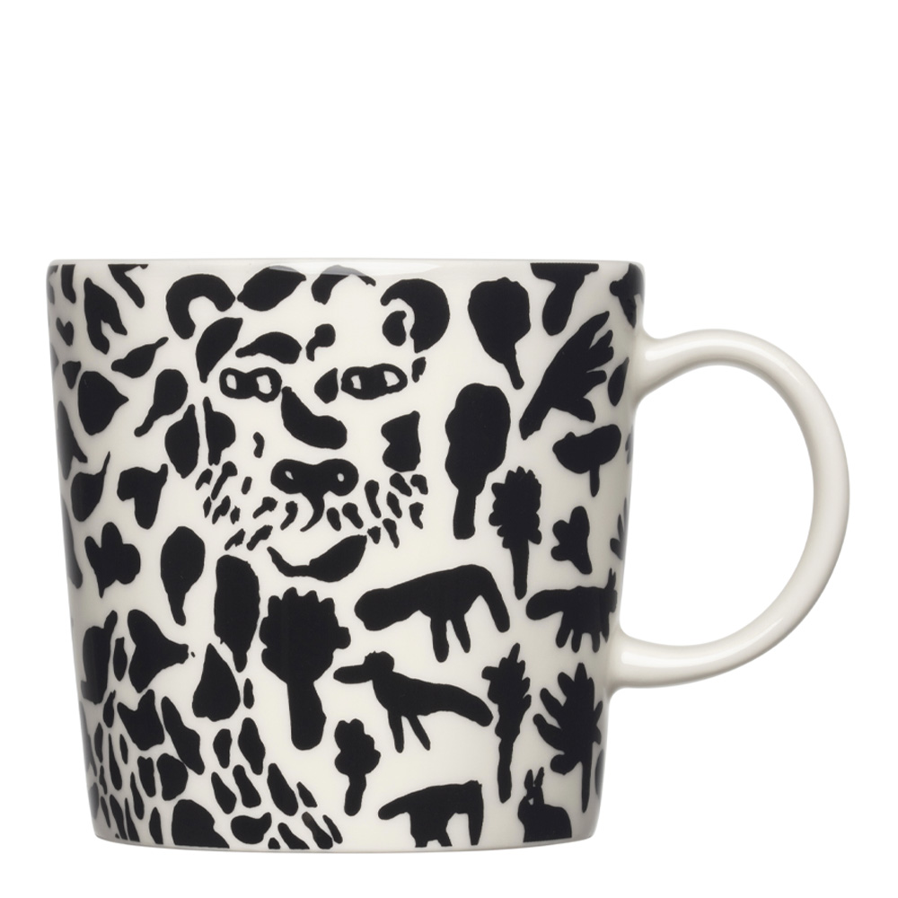 Iittala – Oiva Toikka Cheetah Mugg 30 cl Svart/Vit