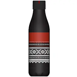 Les Artistes Bottle Up Marius termoflaske 0,5L svart/rød/hvit