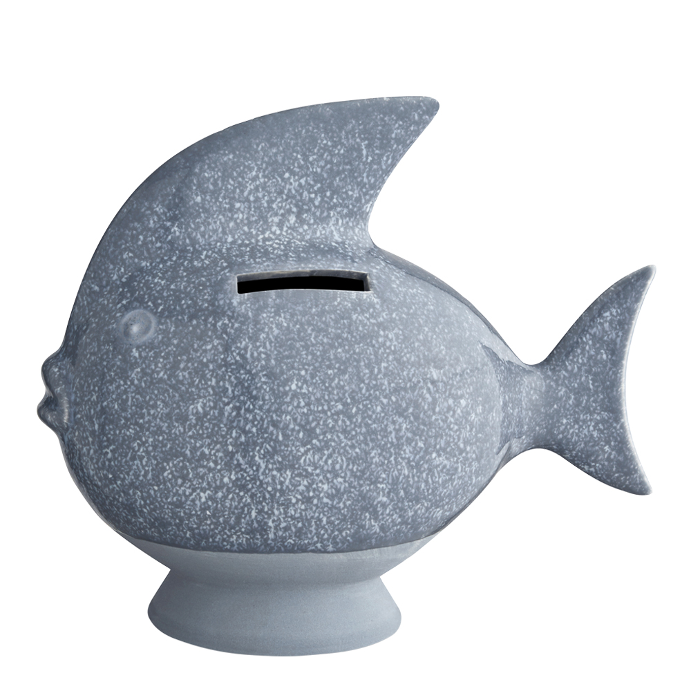 Kähler Design – Sparbössa Fisk Gråblå