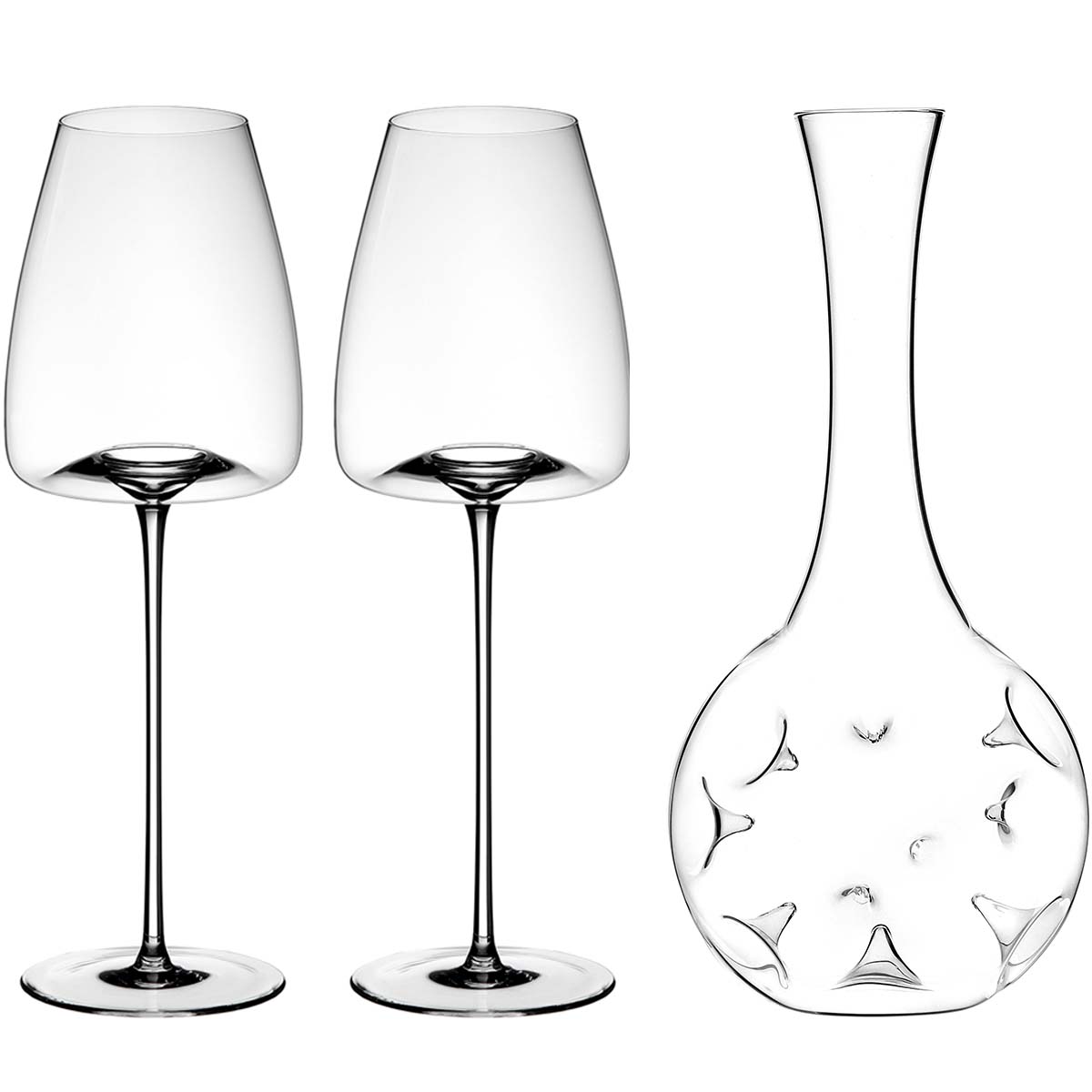 Zieher - Vision Eddy-Mini Dekanterare & Straight Vinglas 2-pack