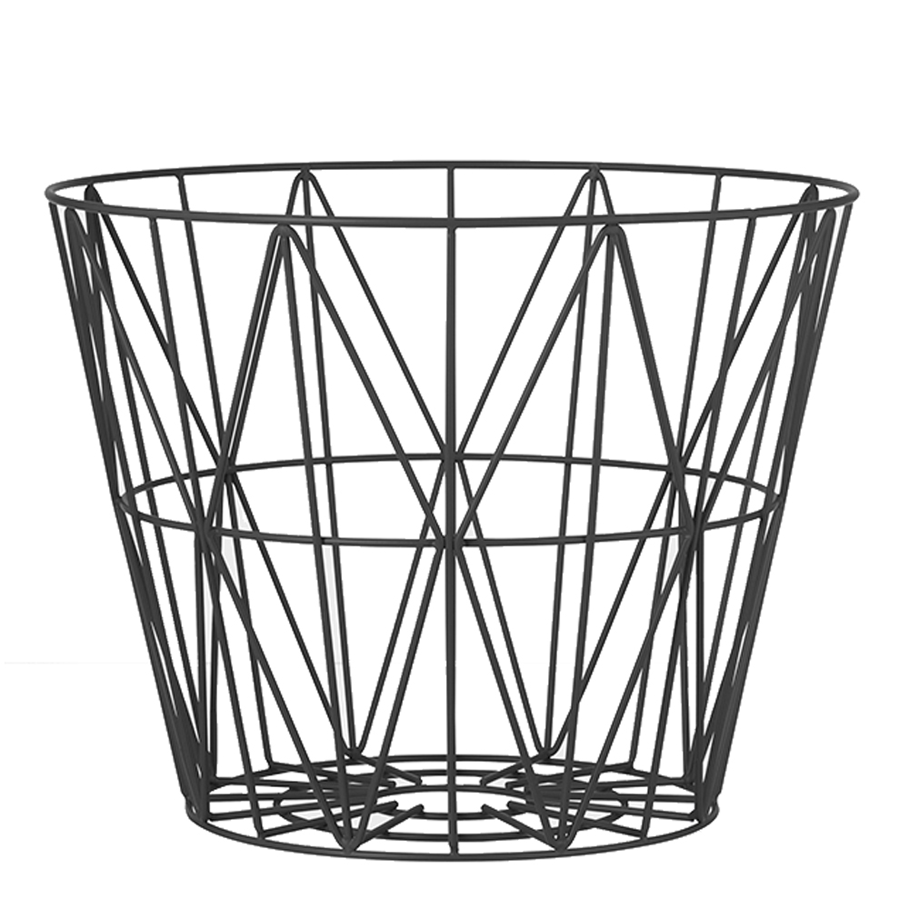 Ferm Living - Wire Korg 40 cm Svart