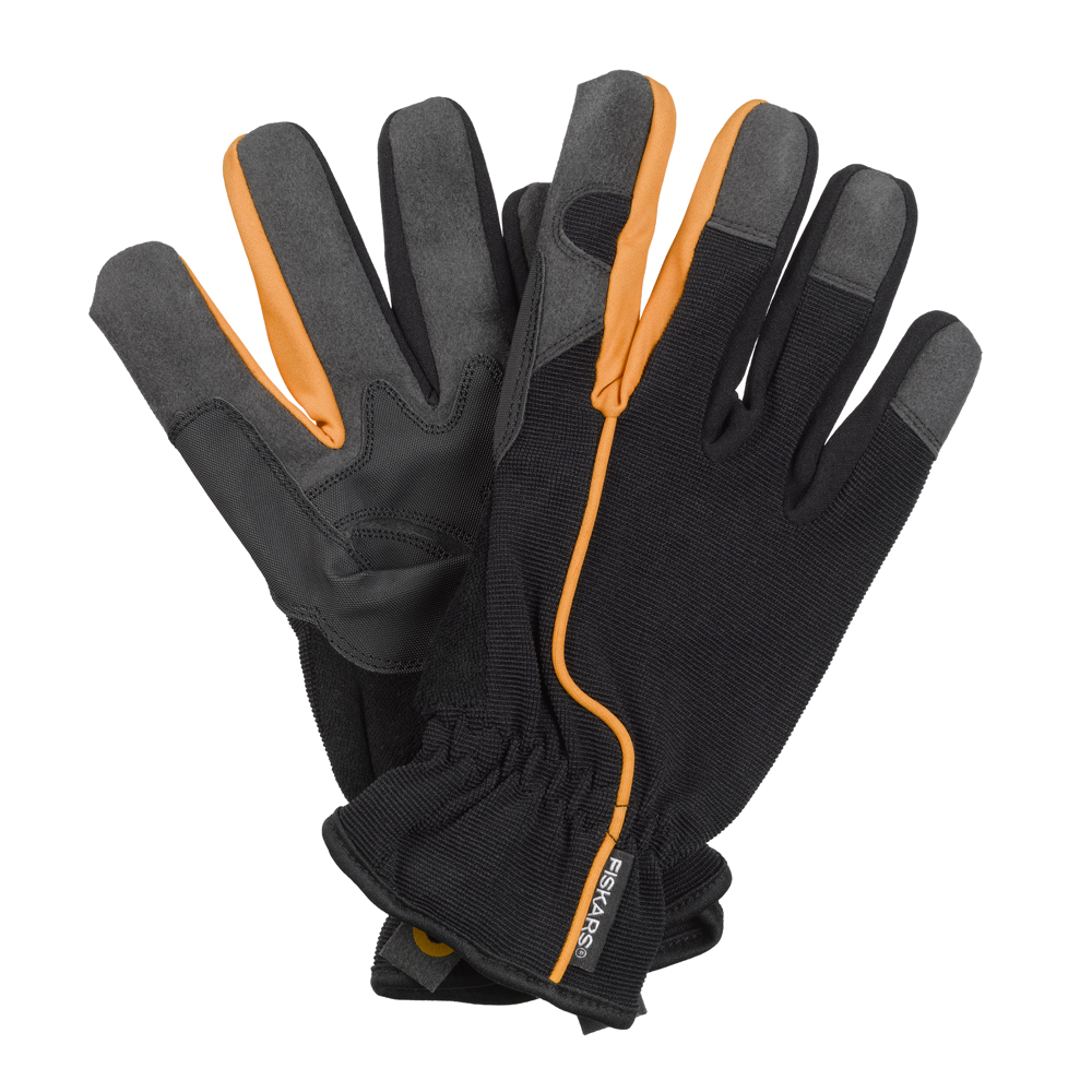 Fiskars - Puutarhahanskat koko 10 Musta