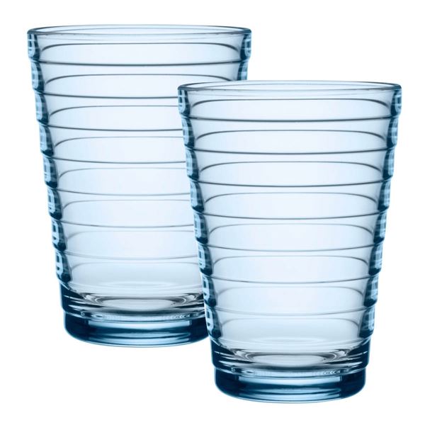 Iittala – Aino Aalto Glas 33 cl 2-pack Aqua