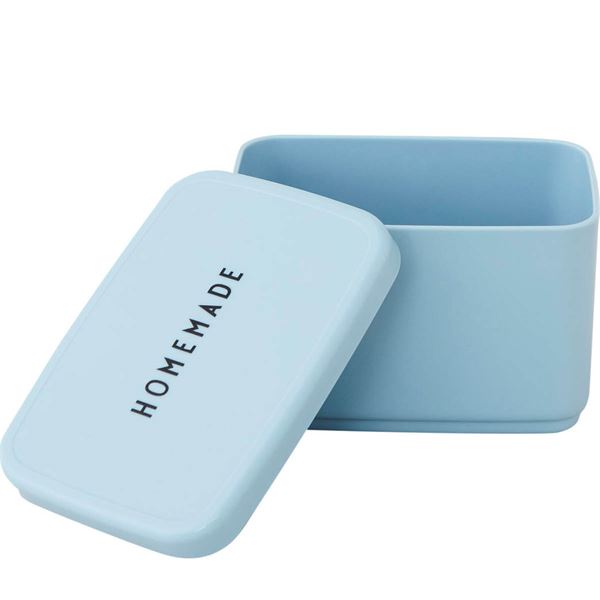 Läs mer om Design Letters - Snackbox Homemade Ljus Blå