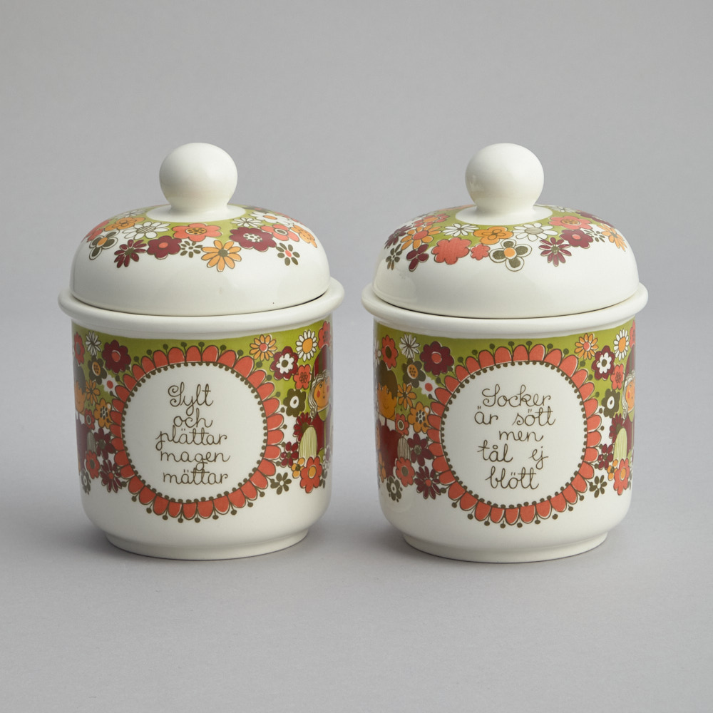 Vintage - "Folklore" Sylt och Sockerburk Turi Design