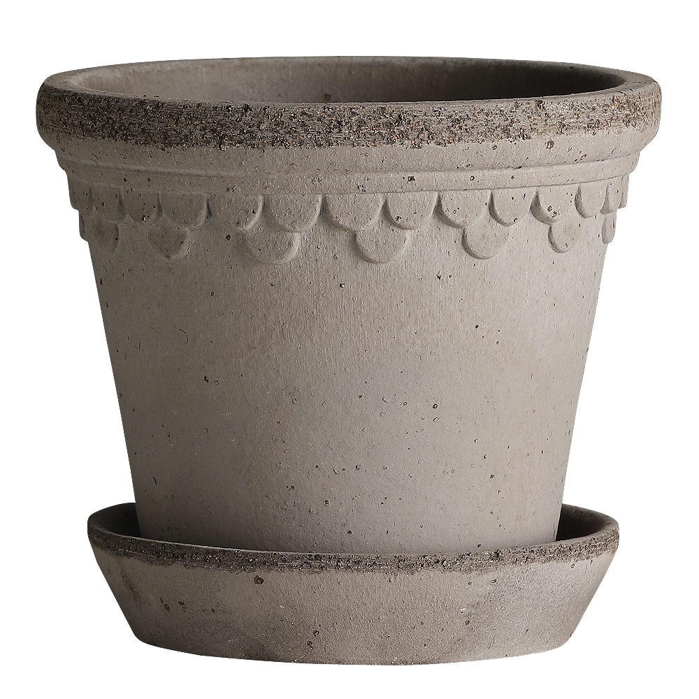 Köpenhavner Kruka/fat Grå 14 cm