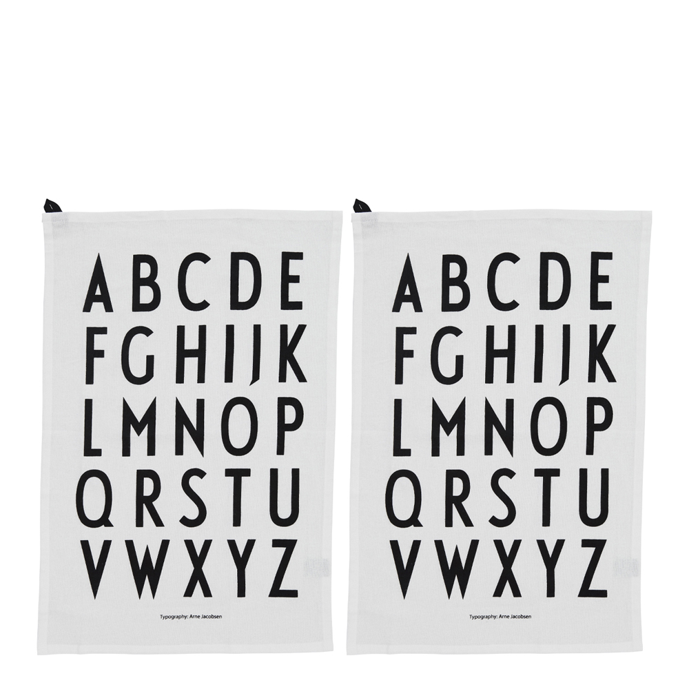 Design Letters Kökshandduk 60×40 cm 2-pack Vit