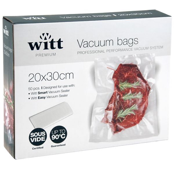 Läs mer om Witt - Premium Vakuumpåsar 20*30cm 50 Stk