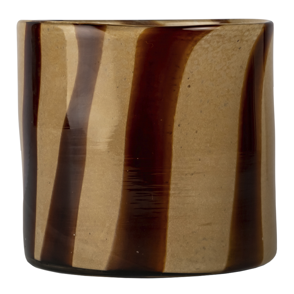 Byon – Calore Ljushållare 15×15 cm Beige/Brun Rand