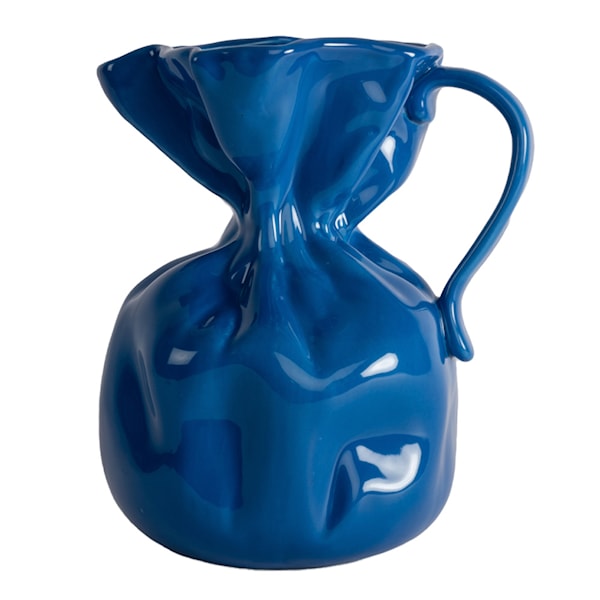Crumple Vas 23,5x17x26 cm Mulit blå