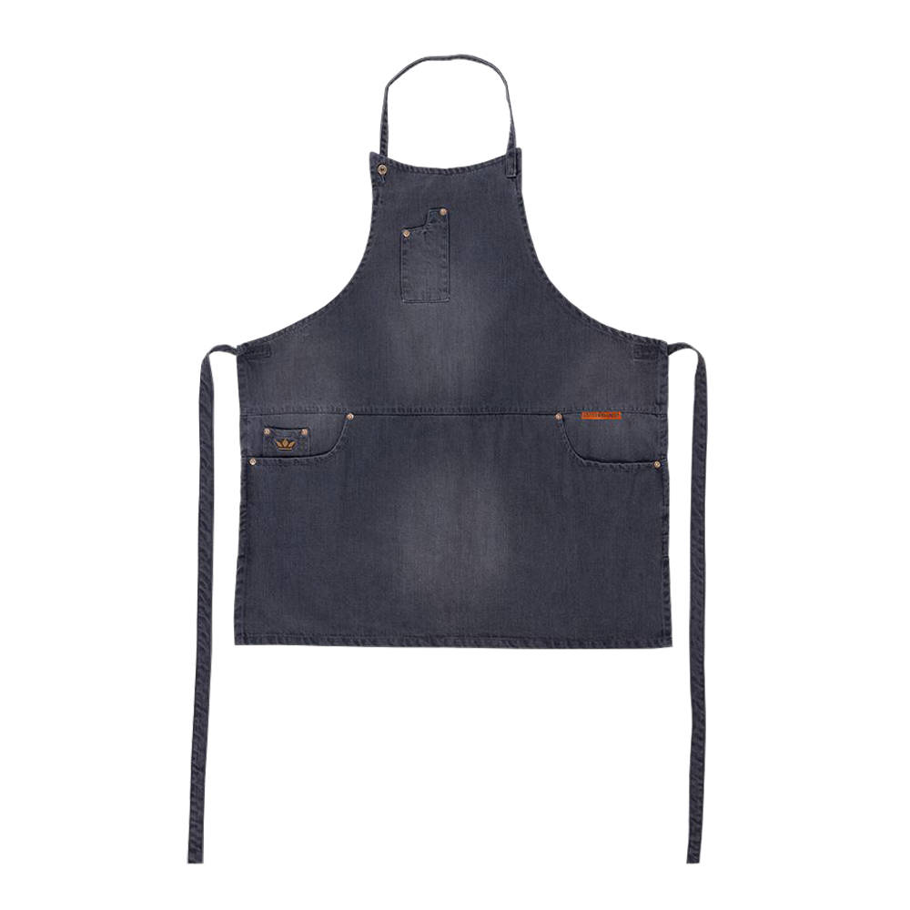 Dutchdeluxes - Förkläde Fem Fickor SlimFit Washed Grey