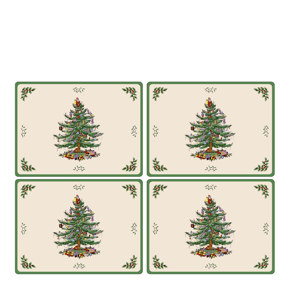 Christmas Tree Pöytätabletti 30×40 cm 4 kpl