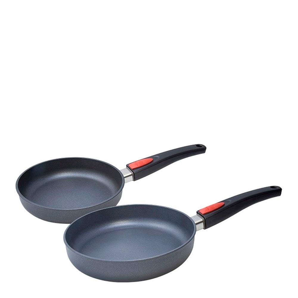 Woll - Diamond Lite Stekpanna 2-pack avtagbart handtag 20+28 cm