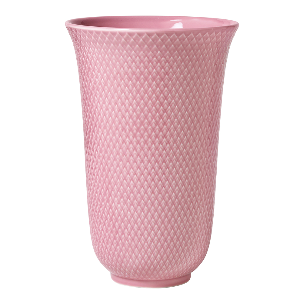 Lyngby Porcelain Rhombe Color Vas 20 cm Rosa