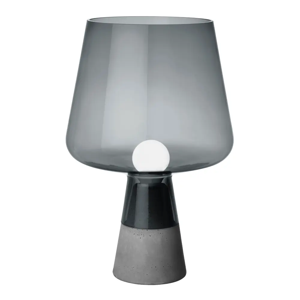 Leimu lampe l 38x25 cm grå