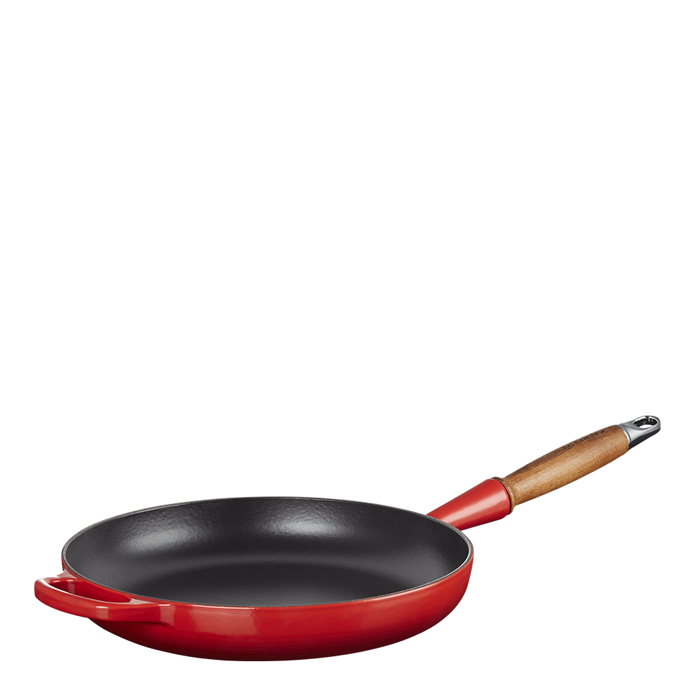 Le Creuset – Signature Stekpanna med trähandtag 28 cm Cerise