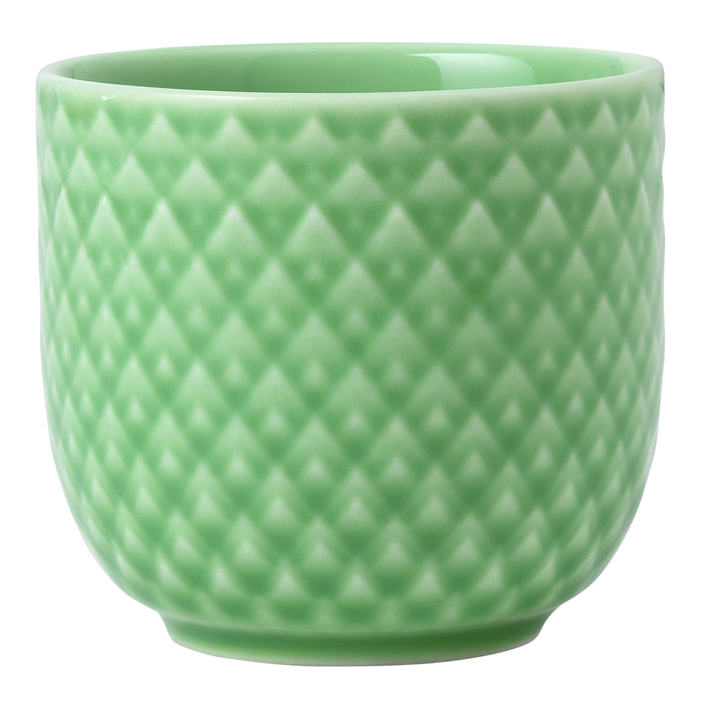 Lyngby Porcelain - Rhombe Color Äggkopp 5 cm Grön