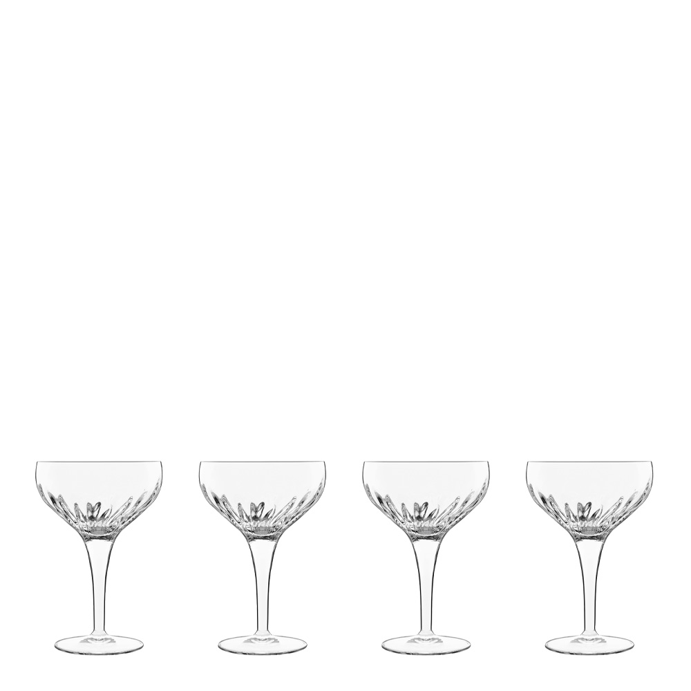 Luigi Bormioli – Mixology Cocktailglas 22,5 cl 4-pack Klar